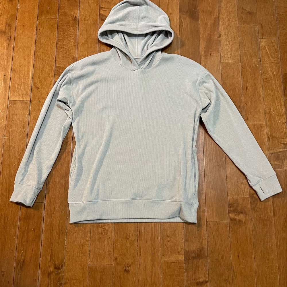 Abercrombie Kids Girls 13/14 Tan Hooded Sweatshirt Super Soft